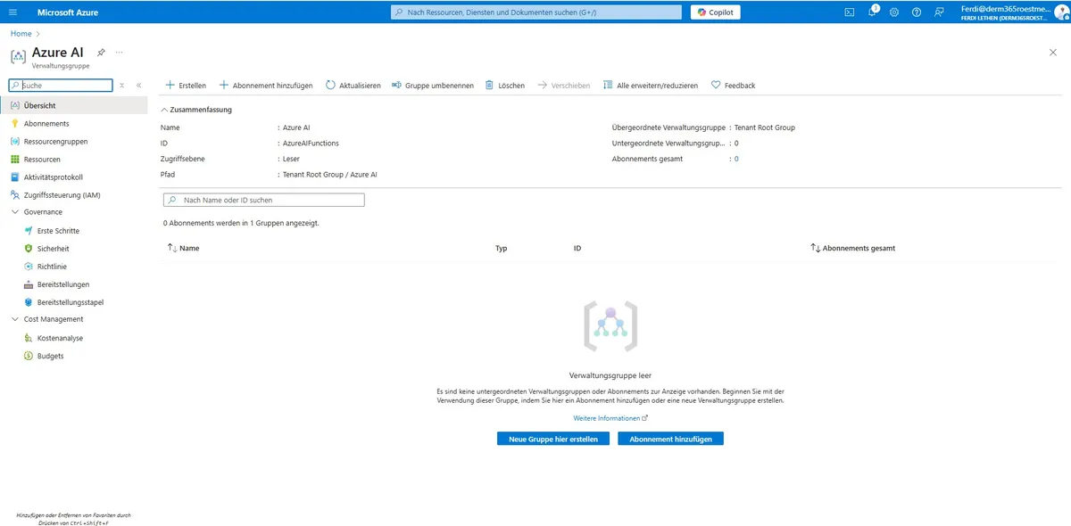 Abbildung aus „Azure-Verwaltungsgruppen: Ordnung im Cloud-Chaos”