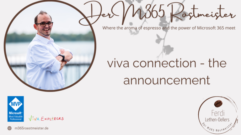 viva connection: the announcement