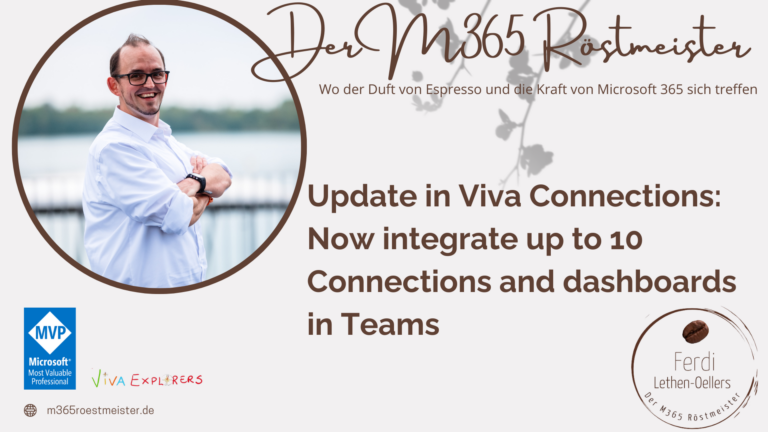 Update in Viva Connections: Now integrate up to 10 Connections and dashboards in Teams